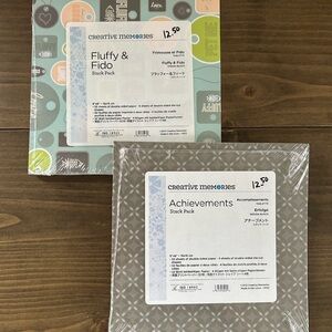 Creative Memories Fluffy & Fido and Achievements Stack Packs